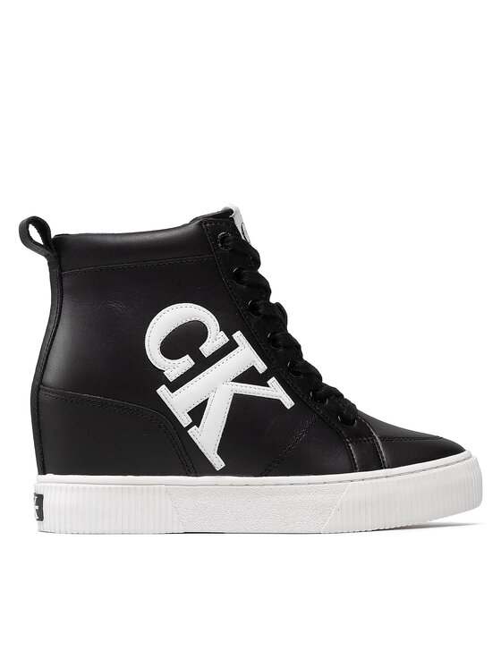 Calvin Klein Jeans Сникърси Calvin Klein Jeans Hidden Wedge Sneaker YW0YW00438 Черен