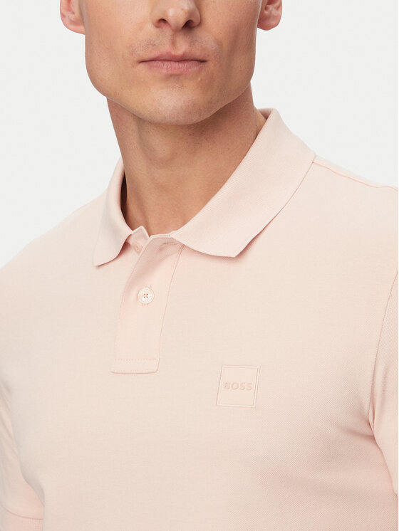 BOSS BOSS Polo Passenger 50507803 Rosa claro Slim Fit