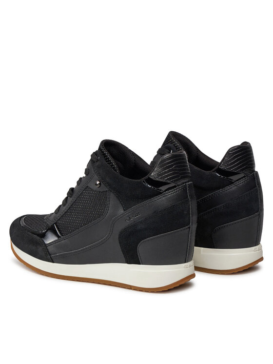 Geox Sneakersy Geox D Nydame D540QA 0AS54 C9999 Czarny
