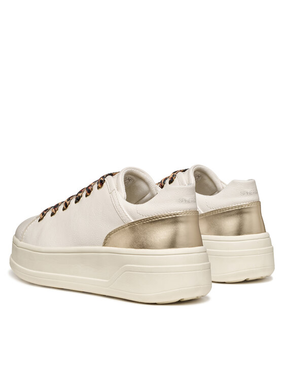 Geox Sneakersy Geox D Spherica Ecub-2 D56WVD 0BCBN C1327 Biały