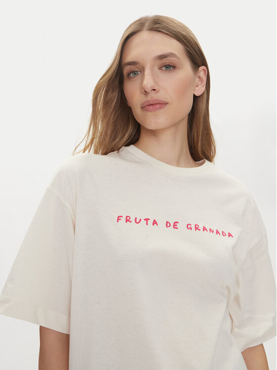 Vero Moda Vero Moda Majica Taz Hailey 10337839 Bela Regular Fit