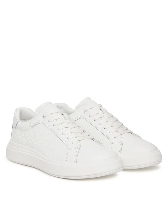 Calvin Klein Superge Calvin Klein Chunky Low Top Lace Up Mono HM0HM01970 Bela