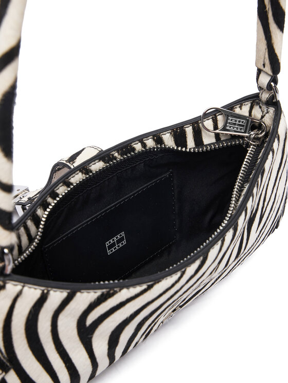 Tommy Jeans Ročna torba Tommy Jeans Tjw Cool Zebra Shoulder Bag AW0AW18879 Bela