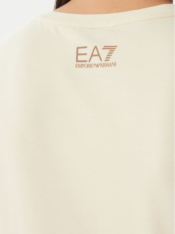 EA7 Emporio Armani EA7 Emporio Armani Camiseta 7W001093 AF10373 U1088 Beis Regular Fit