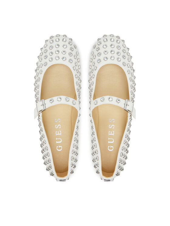 Guess Балетки Guess FLTKDL ELE02 Білий