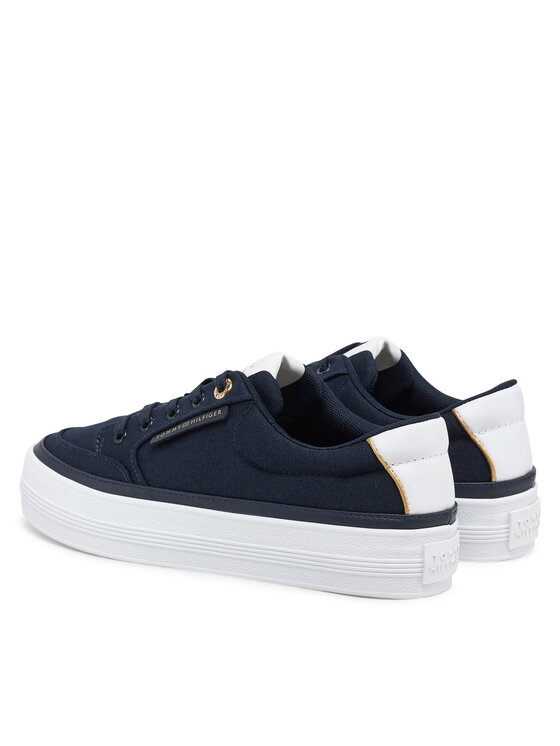 Tommy Hilfiger Sneakers Tommy Hilfiger Essential Vulc Textile Sneaker FW0FW08323 Blu scuro
