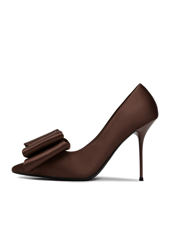 Eva Minge Обувки на ток Eva Minge EO-EMI-25P142 Тъмнокафяв