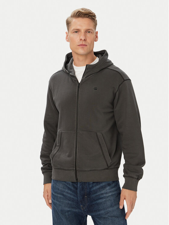 G-STAR G-Star Raw Felpa Unit D30718 D969 Nero Regular Fit