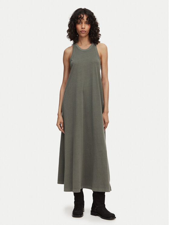 G-STAR G-STAR Vestido de verano D28944-B059 Verde claro Regular Fit