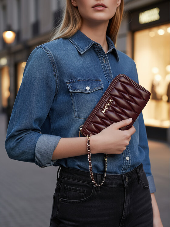 MEXX Peněženka MEXX CEO-MEXX-W1-001-AW25 Bordó