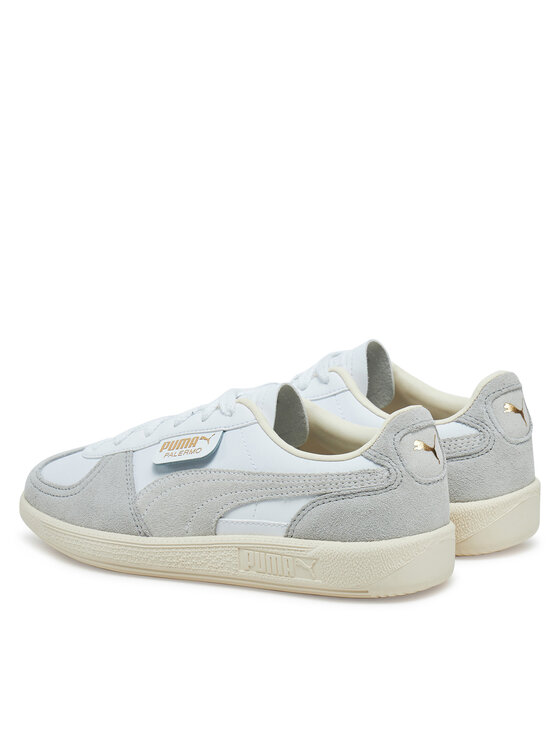 Puma Sneakersy Puma Palermo Leather Big Kid 397275 02 Sivá