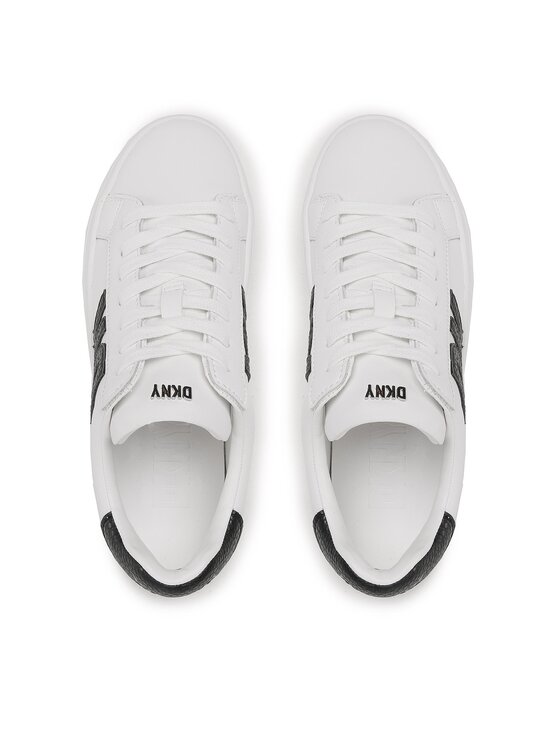 DKNY Снікерcи DKNY Abeni Lace Up Sneaker K1300916 Білий