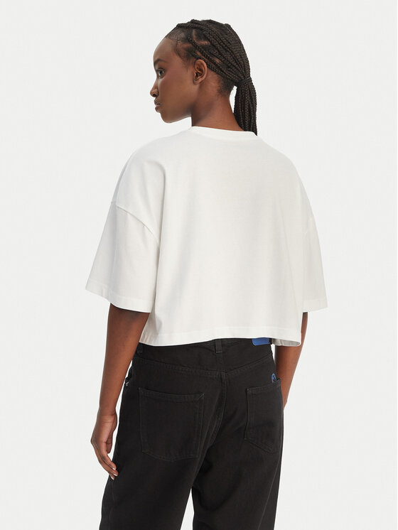 Calvin Klein Jeans Calvin Klein Jeans Camiseta LV047F828G Blanco Boxy Fit