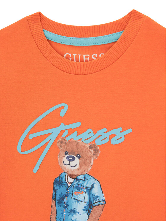 Guess Guess Футболка N6GI04 K8HM4 Оранжевий Regular Fit