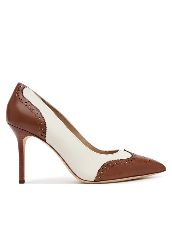 LAUREN RALPH LAUREN Pantofi cu toc subțire LAUREN RALPH LAUREN Lynden 802904318002 Alb