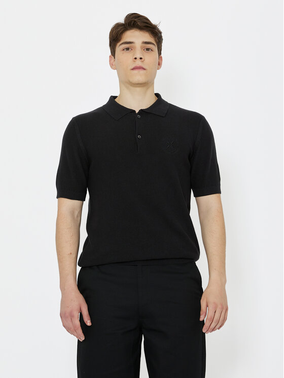 Richmond X Richmond X Polo Carena UMP24214PO Μαύρο Regular Fit