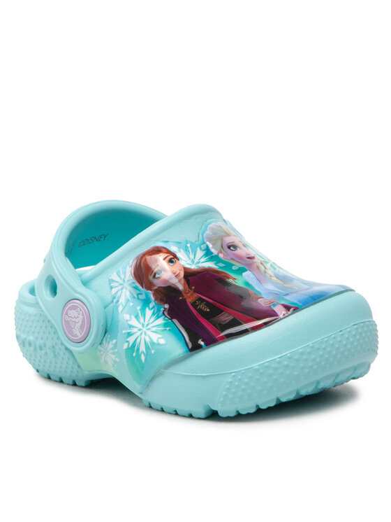 Crocs Шльопанці Crocs FROZEN Fl Disney Frozen II Clog T 206804 Голубий