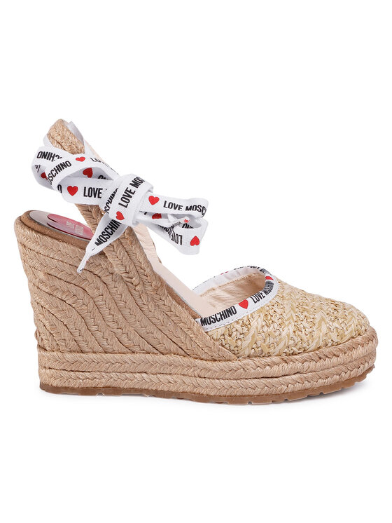 LOVE MOSCHINO Еспадрильї LOVE MOSCHINO JA1047AI0AJQ0107 Бежевий
