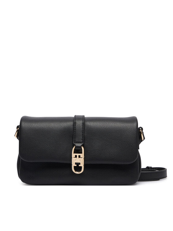 Tommy Hilfiger Τσάντα Tommy Hilfiger Th Libre Mini Crossover AW0AW19198 Μαύρο