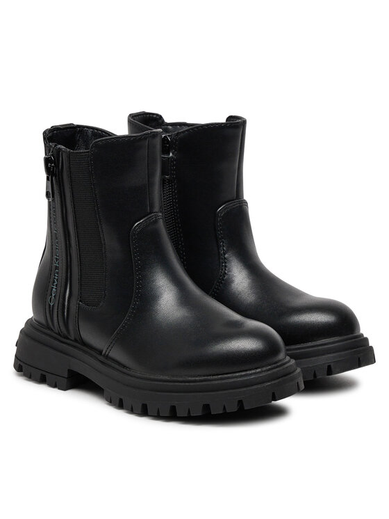 Calvin Klein Jeans Polokozačky Calvin Klein Jeans Chelsea Boot V3A5-81019-1355 M Černá