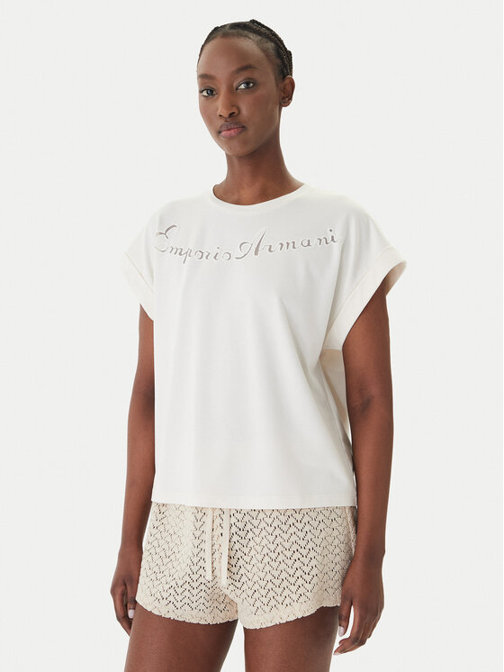 Emporio Armani Emporio Armani Camiseta EW000616 AF20243 U1131 Blanco Regular Fit