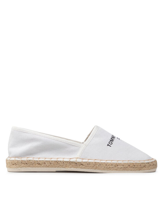 Tommy Jeans Espadryle Tommy Jeans Espadrille EN0EN01815 Biały