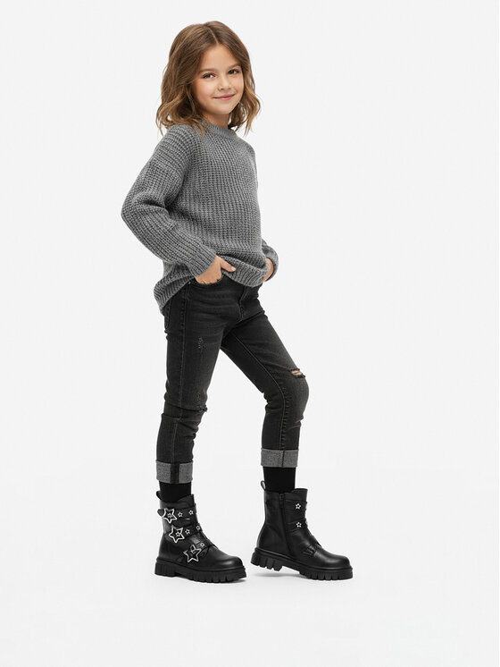 DeeZee Botki DeeZee CEO-CS5959-06 Czarny