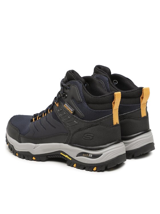 Skechers Pohodni čevlji Skechers Arch Fit Dawson Raveno 204634/NVBK Modra