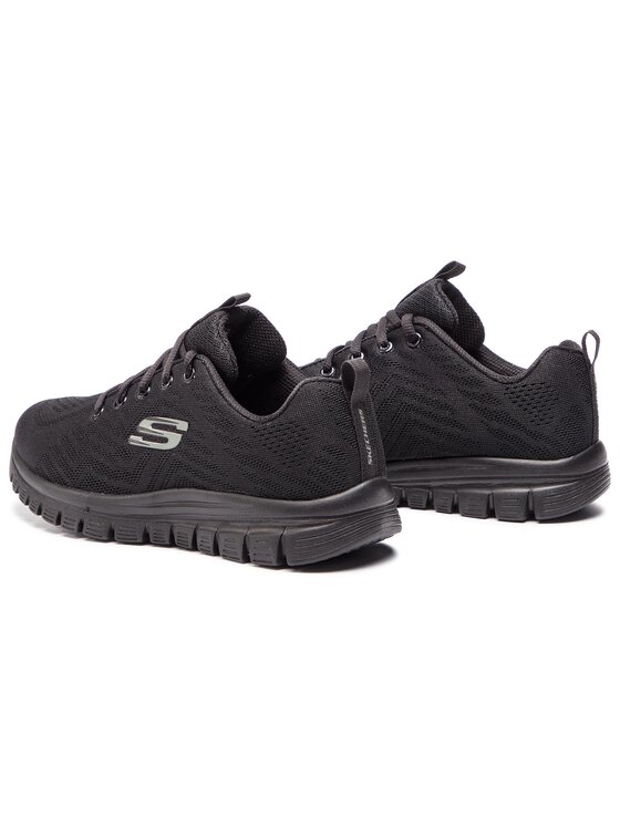 Skechers Snīkeri Skechers Get Connected 12615/BBK Melns