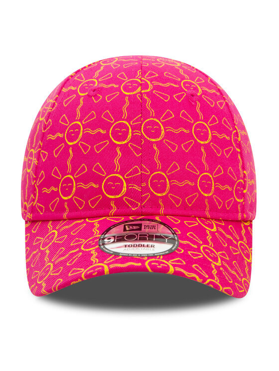 New Era Czapka z daszkiem New Era Kids Aop Sun 940 Ne 60503360 Różowy