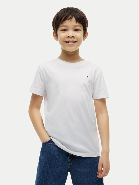 Tommy Hilfiger Tommy Hilfiger Camiseta Team Tommy Graphic KB0KB10591 Blanco Regular Fit