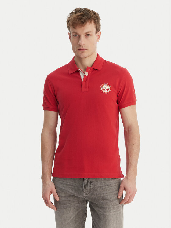 Napapijri Napapijri Polo E-Clanis NP0A4ID3 Rojo Regular Fit