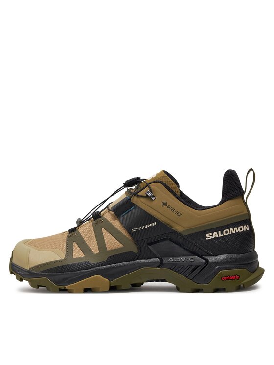 Salomon Sportcipők Salomon X Ultra 4 GORE-TEX L47452900 Khaki