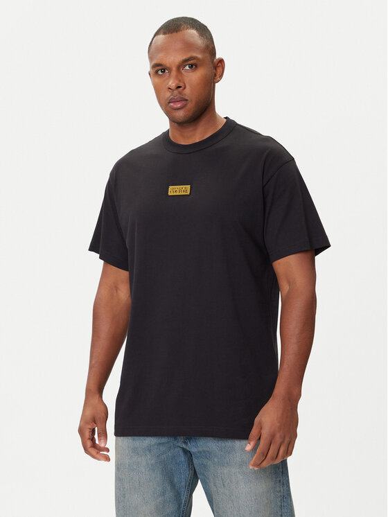 Versace Jeans Couture Versace Jeans Couture Camiseta 79GAHT08 CJ00T Negro Regular Fit
