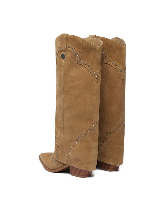 Guess Jeans Чоботи Guess Jeans EO-TS6356-01 Темно-бежевий