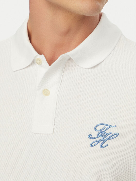 Tommy Hilfiger Tommy Hilfiger Polo MW0MW43046 Blanco Regular Fit