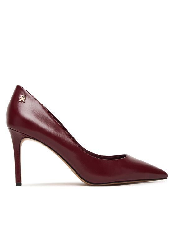 Tommy Hilfiger Lodičky Tommy Hilfiger Essential Pointed Pump FW0FW09362 Bordová