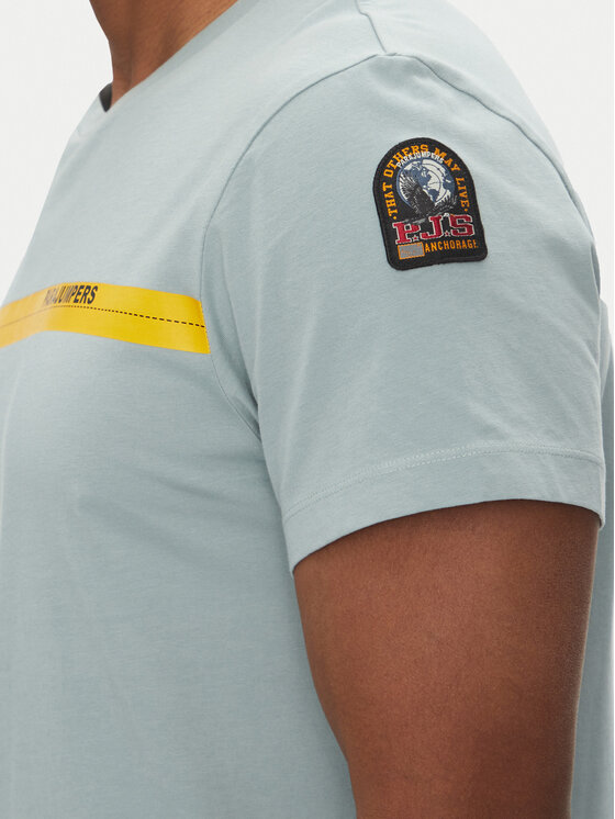 Parajumpers Parajumpers T-shirt Tape 25SMPMTSIT01 Plava Regular Fit