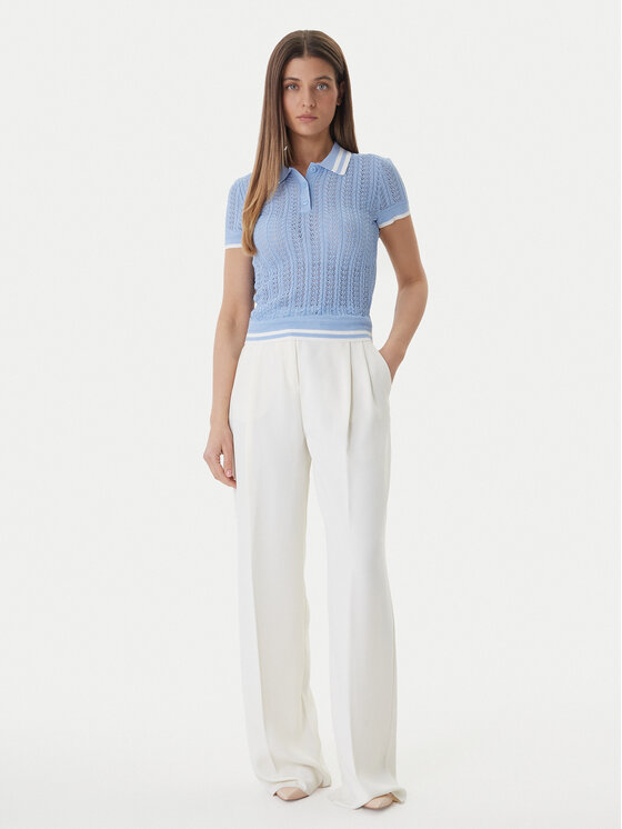 Guess Guess Поло W6GR25 Z0672 Голубий Regular Fit