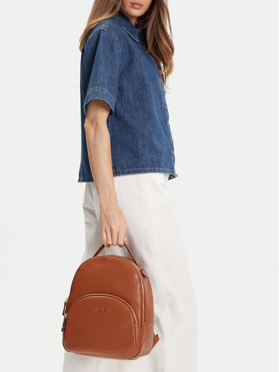 Liu Jo Nahrbtnik Liu Jo Ecs M Backpack AF5157 E0027 Rjava