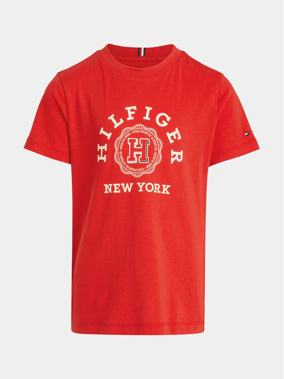 Tommy Hilfiger Tommy Hilfiger T-shirt Monotype Arch KB0KB08802 Rosso Regular Fit