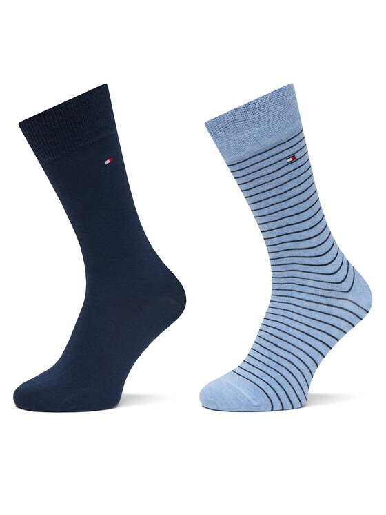 Tommy Hilfiger Dlouhé ponožky Tommy Hilfiger 100001496 Modrá