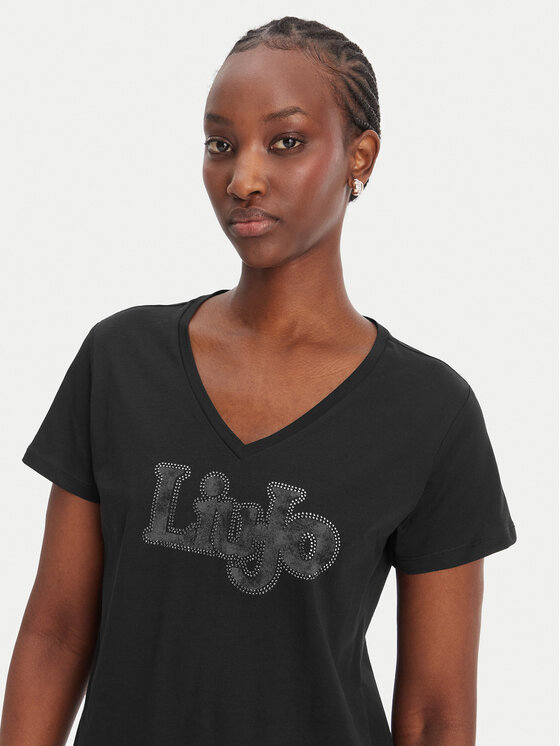 Liu Jo Sport Liu Jo Sport Camiseta TA6057 JS923 Negro Regular Fit