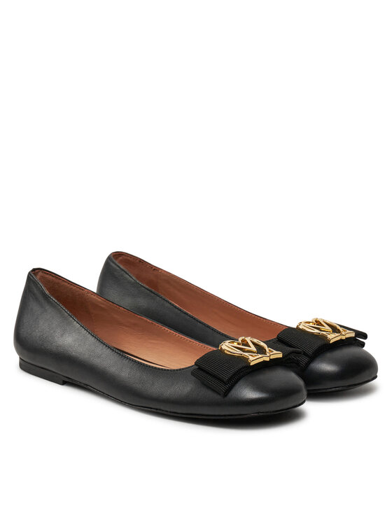 LOVE MOSCHINO Балетки LOVE MOSCHINO JA11041G0LIE0000 Чорний
