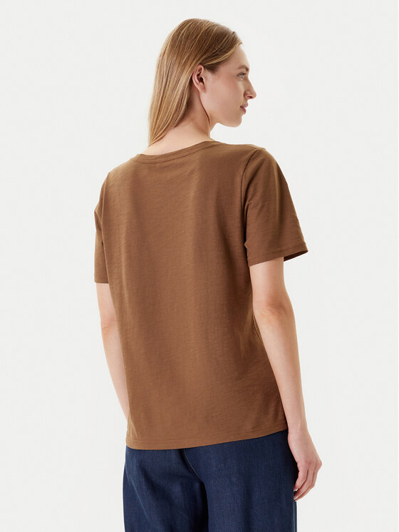 United Colors Of Benetton United Colors Of Benetton Футболка 3BVXD400H Коричневий Relaxed Fit