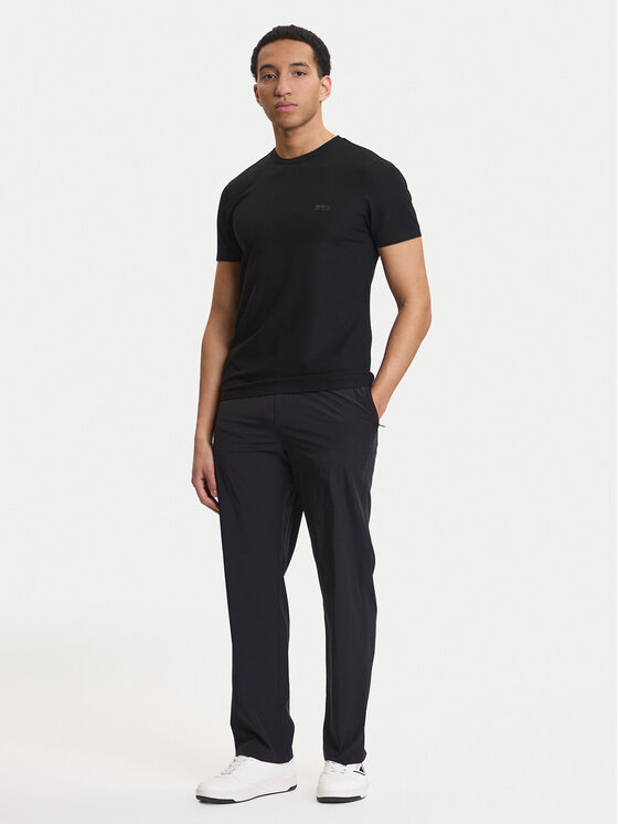 Guess Guess Футболка M6RI19 KD202 Чорний Regular Fit