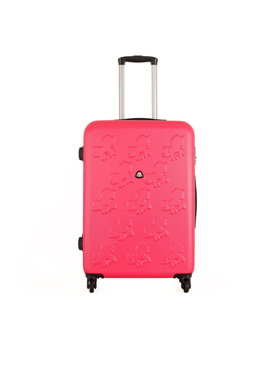 Semi Line Stredný kufor Semi Line T5700-2 Červená