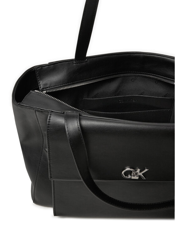 Calvin Klein Дамска чанта Calvin Klein Ck Medium Shopper K60K612811 Черен