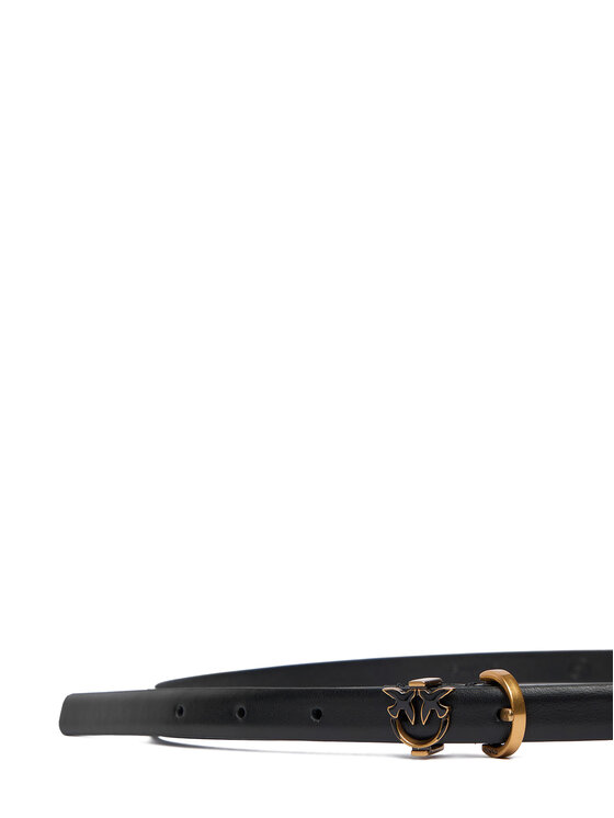 PINKO Ремінь PINKO Tamboril H1,4 Belt 20252 PLT01 105482.A2QP Чорний