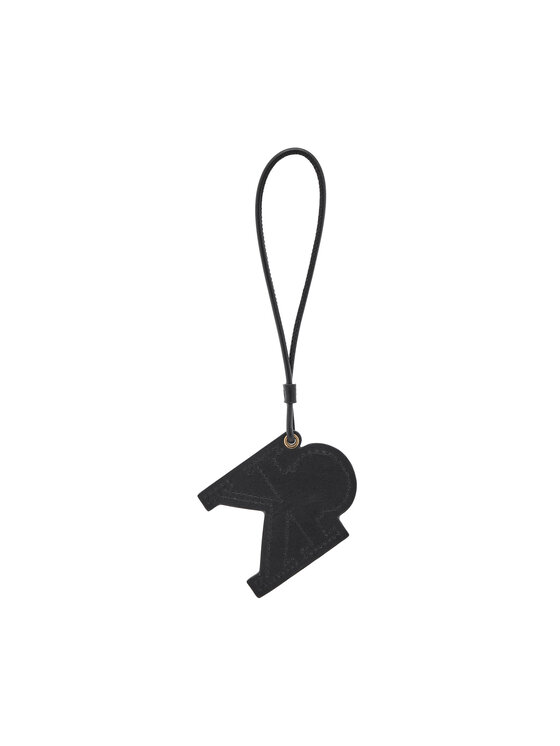 Calvin Klein Llavero Calvin Klein Deboss Monogram Patch Bag Charm LV04F1191G Negro